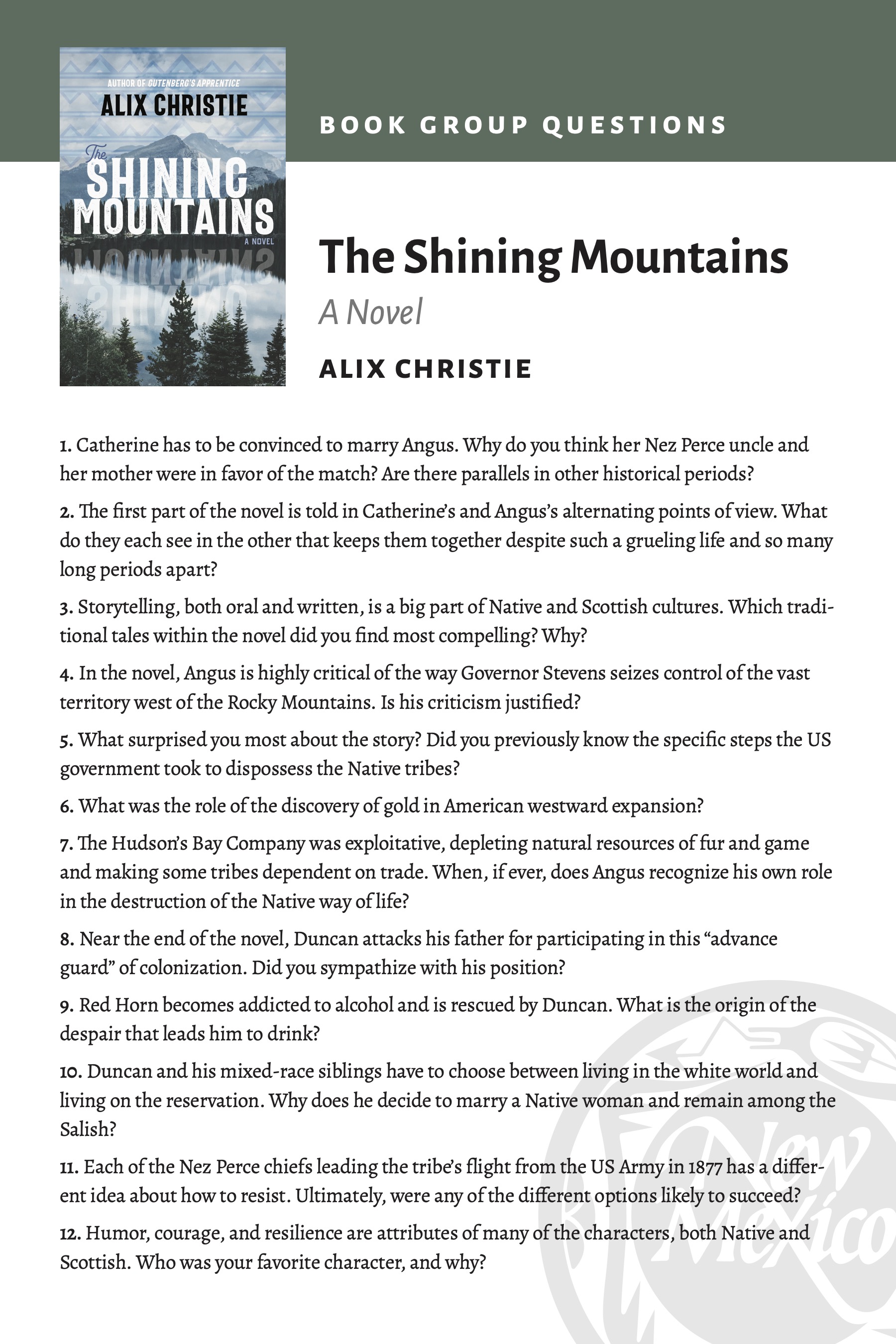 Book Group - Alix Christie